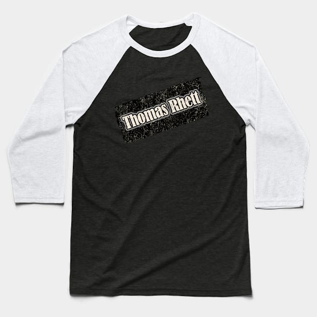 Thomas Rhett Vintage Nyindir Baseball T-Shirt by NYINDIRPROJEK